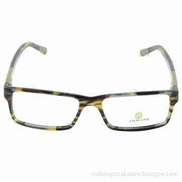 Men's Acetate Optical Eyeglass Frames with Spring Hinge